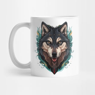 Black Wolf Mug